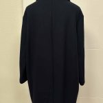 manteau laine max mara bleu marine seconde main