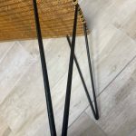 table basse osier métal Raoul Guys