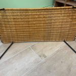 table basse osier métal Raoul Guys