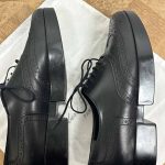 chaussures derbies cuir noir robert clergerie
