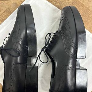 chaussures derbies cuir noir robert clergerie