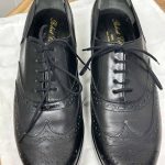 chaussures derbies cuir noir robert clergerie seconde main