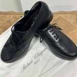chaussures derbies cuir noir robert clergerie occasion
