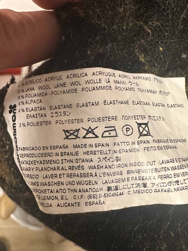 robe laine amarillolimon 36 friperie en ligne