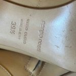 Bottines cuir beige Sergio Rossi seconde ame