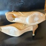 Bottines cuir beige Sergio Rossi seconde main