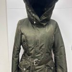 parka kaki max mara weekend col fourrure seconde main