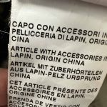 parka kaki max mara weekend col fourrure seconde main