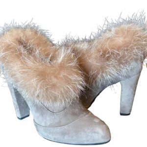 Boots daim et fourrure Tod’s seconde main