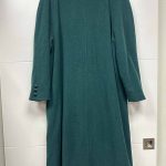 manteau vintage laine vert sapin seconde âme