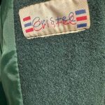 manteau vintage laine vert sapin seconde âme