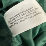 manteau vintage laine vert sapin seconde âme