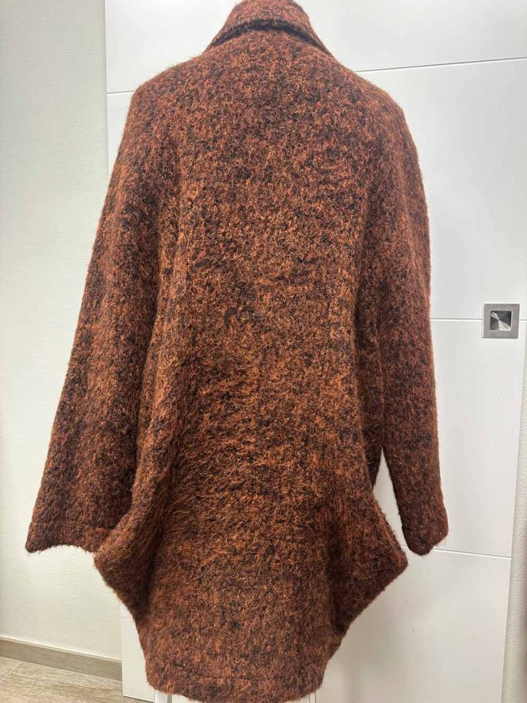 manteau laine mohair alpaga Cannisse friperie en ligne seconde ame