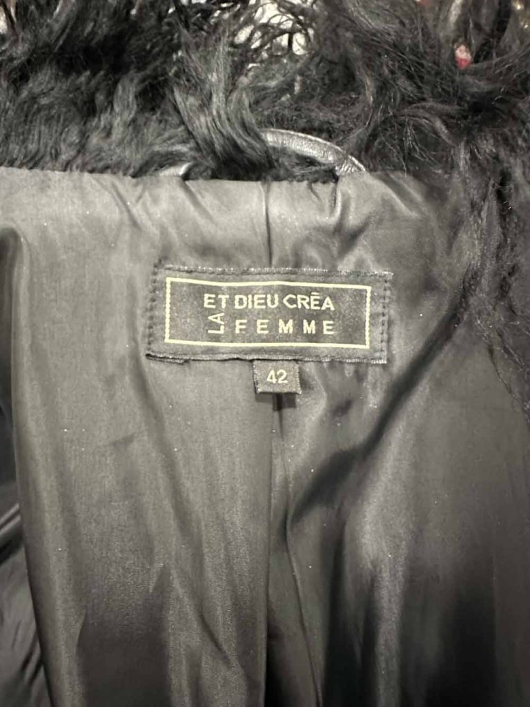 veste laine cachemire fourrure de mouton Et Dieu Créa la Femme