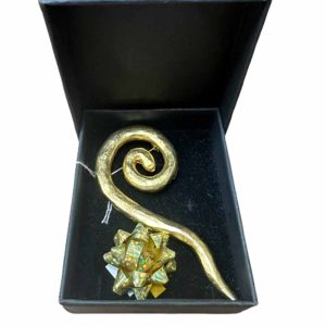 broche dorée signée edouard rambaud