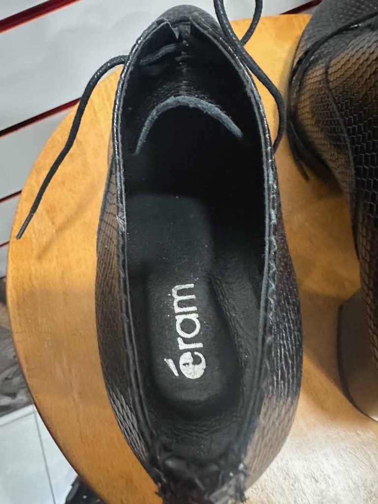 chaussures lacets eram façon croco seconde âme