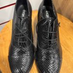 chaussures lacets eram façon croco seconde main