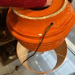 lampe vintage années 70 orange