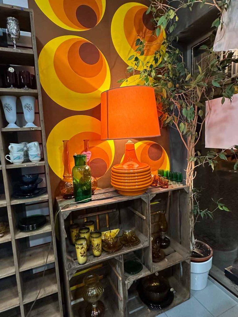 lampe vintage orange seconde âme