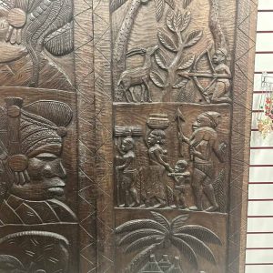 art africain panneaux en bois exotique sculpté
