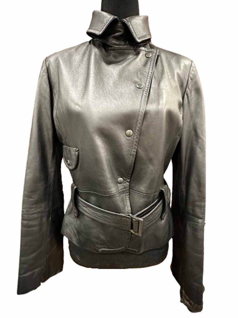 Blouson cuir MAX MARA WEEKEND T42