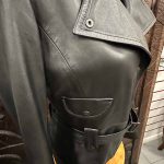 blouson perfecto cuir noir Max Mara Weekend seconde âme