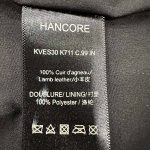 blouson perfecto cuir noir femme Zapa seconde main