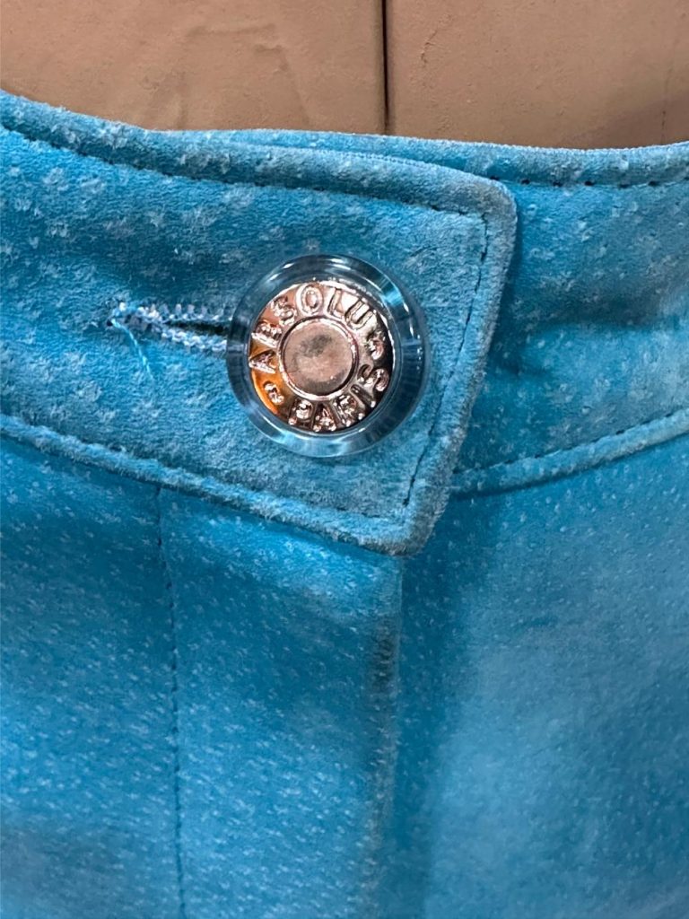 pantalon cuir velours et polyamide absolu