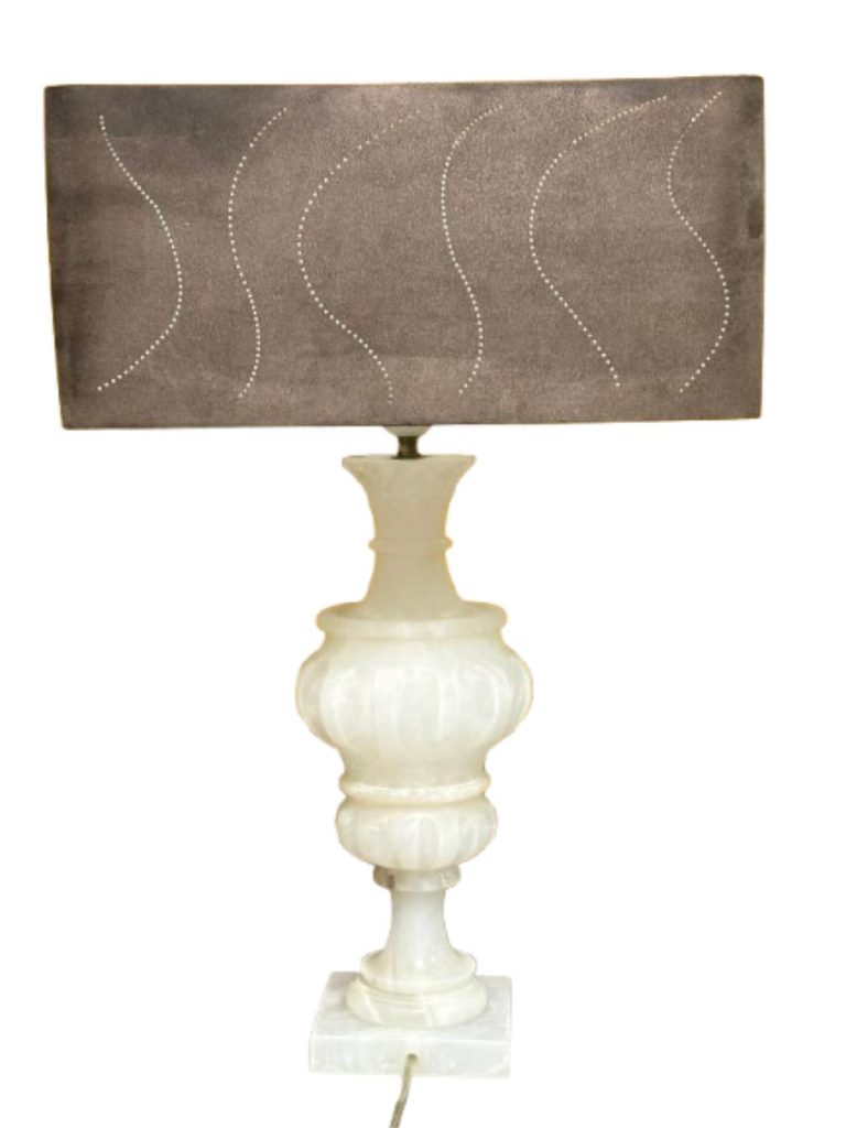 Lampe en albâtre 40 cm