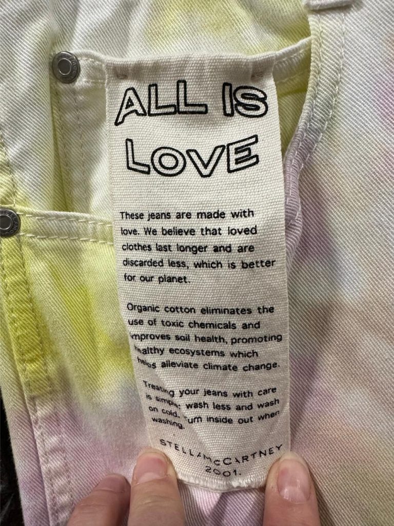 jean vintage tye dye stella mac cartney occasion