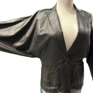 Veste cuir vintage CARLING