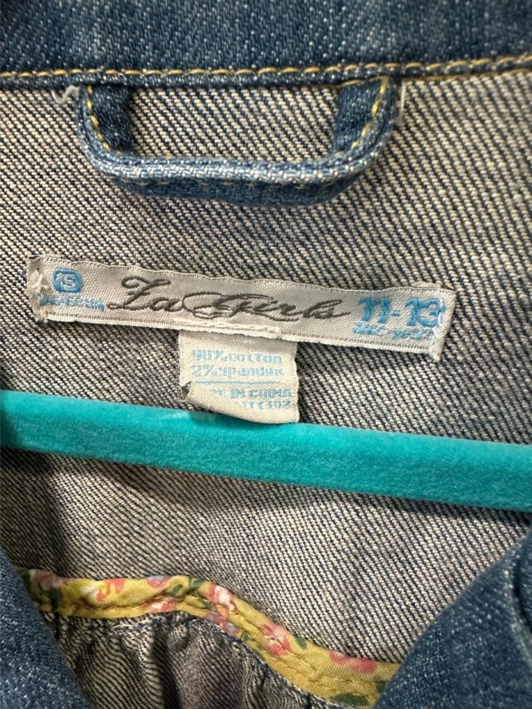 veste jean fille seconde main