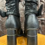 bottes cuir noir Laura Vita seconde âme
