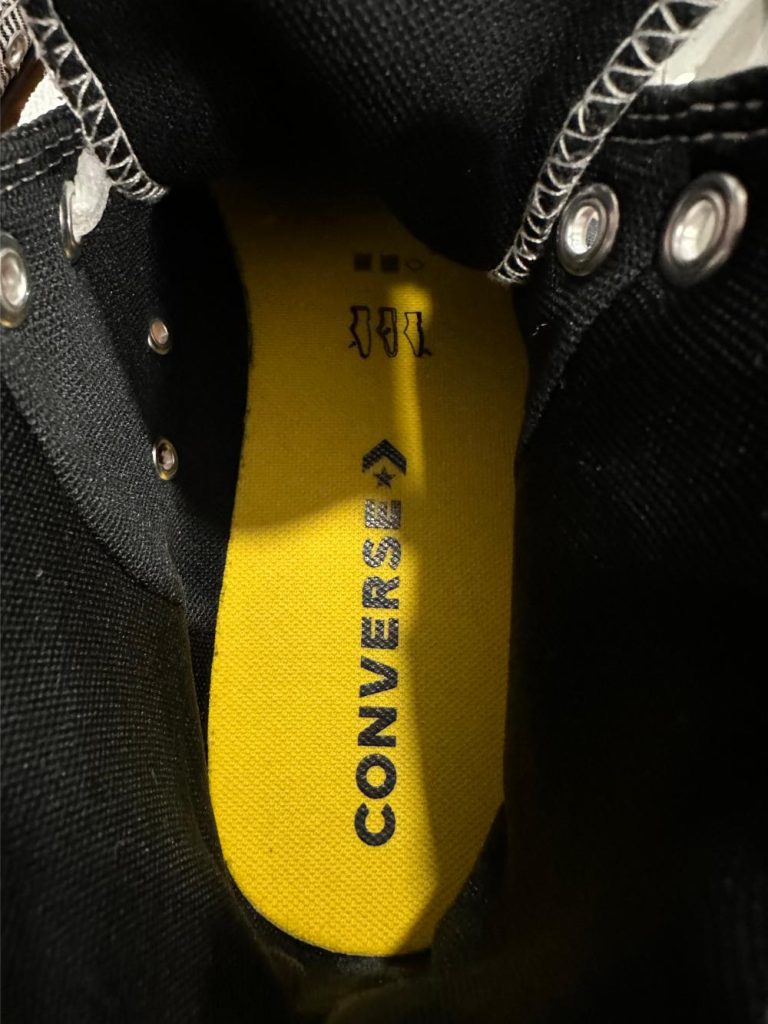 Baskets noires chuck taylor converse seconde main seconde âme