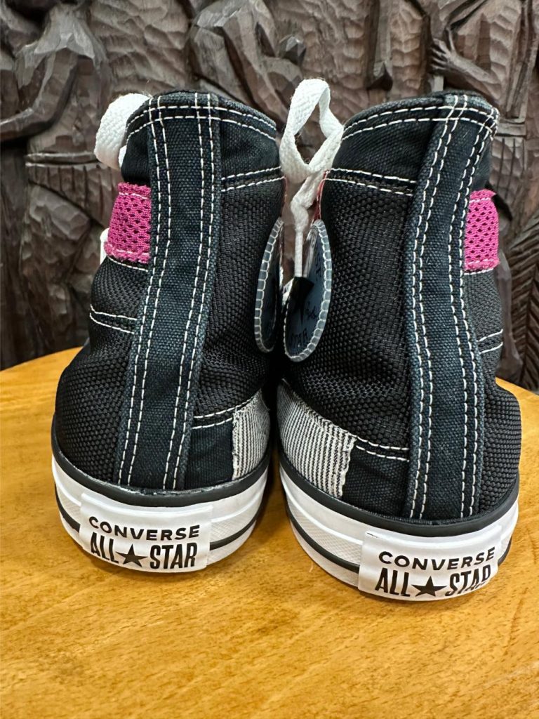 Baskets noires chuck taylor converse seconde main seconde âme