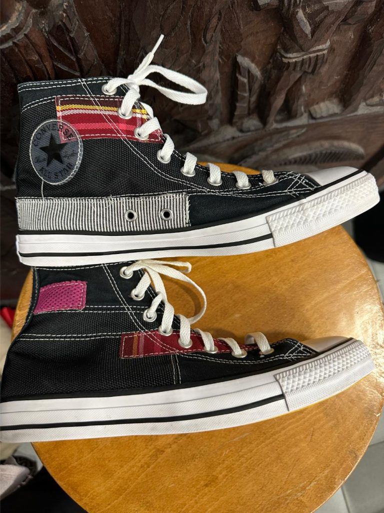 Baskets noires chuck taylor converse seconde main seconde âme