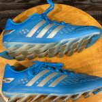 Baskets Springblade Adidas 2015 bleues seconde main