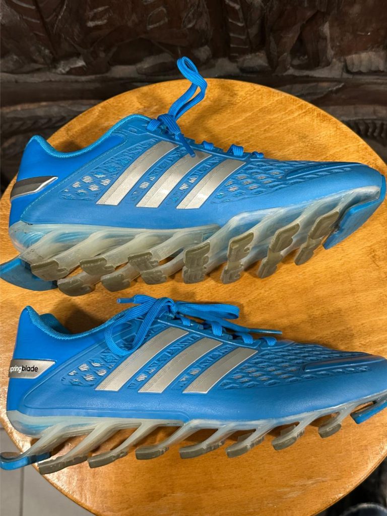 Baskets Springblade Adidas 2015 bleues seconde main