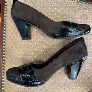 escarpins chaussures à talons marron Clarks seconde âme