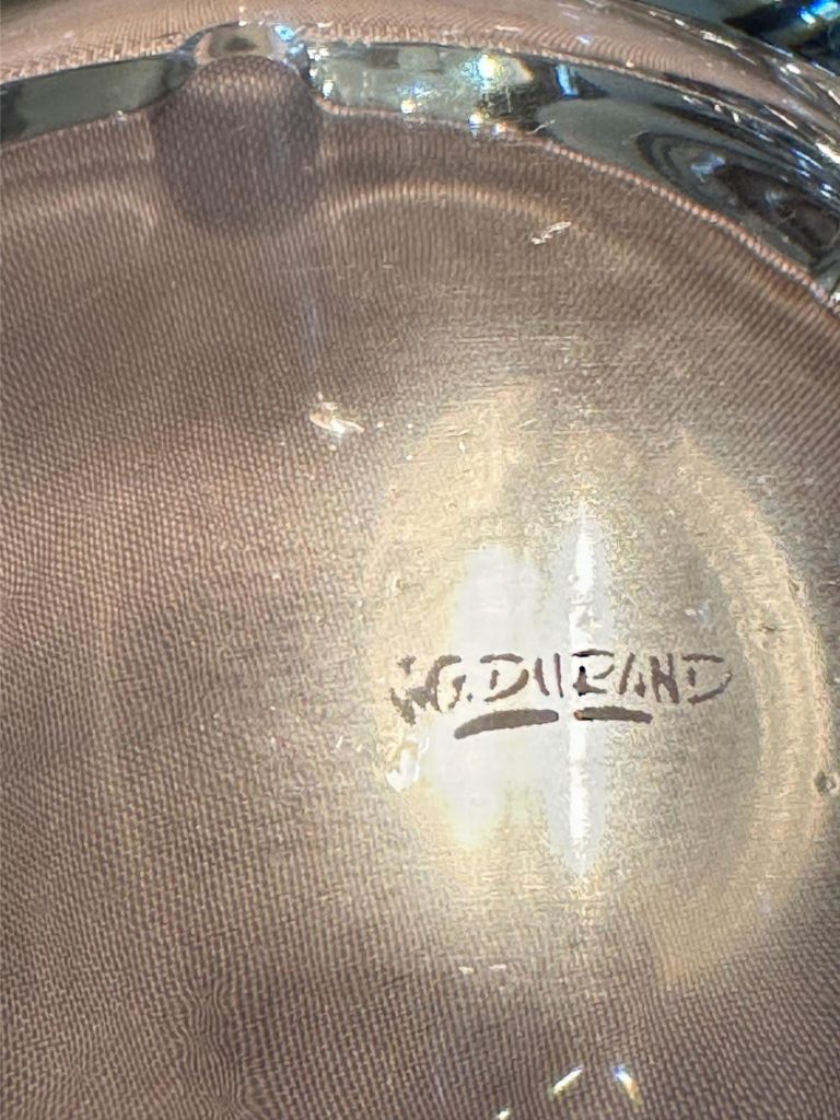 cendrier/ vide-poche cristal d'Arques JG Durand seconde ame