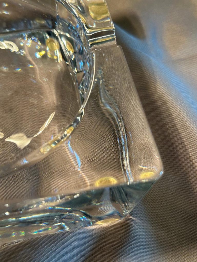 cendrier/ vide-poche cristal d'Arques JG Durand seconde ame