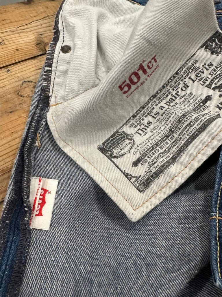 Jean Levi’s 501 CT bleu homme seconde main seconde âme friperie en ligne