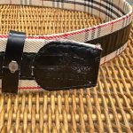 Ceinture Burberry classique à motif Nova Check friperie en ligne seconde main