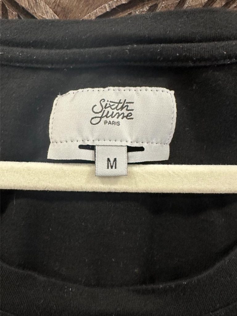 t-shirt homme sixth june noir monsters