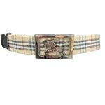 Ceinture Burberry classique à motif Nova Check friperie en ligne