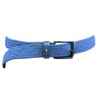ceinture tressée homme Tommy Hilfiger bleu marine seconde âme friperie