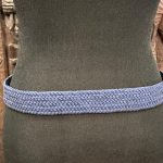ceinture tressée homme Tommy Hilfiger bleu marine seconde âme
