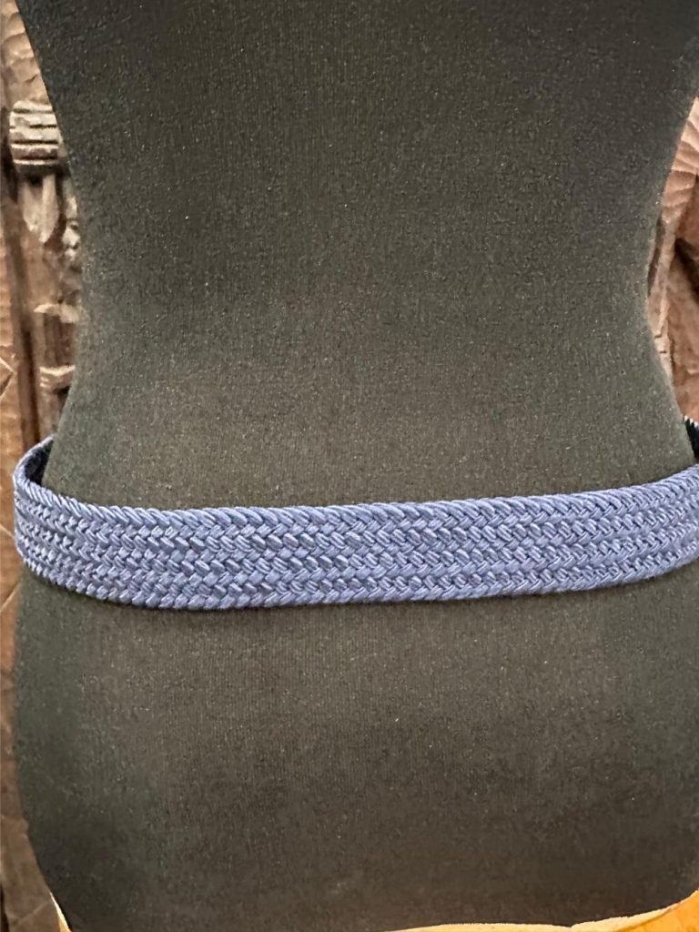 ceinture tressée homme Tommy Hilfiger bleu marine seconde âme