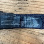 ceinture tressée homme Tommy Hilfiger bleu marine seconde main