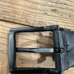 ceinture tressée homme Tommy Hilfiger bleu marine friperie en ligne
